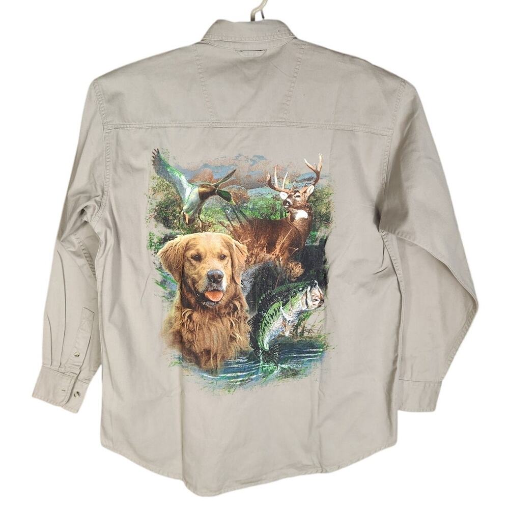 Vintage NCC Apparel Nature long sleeve men's large